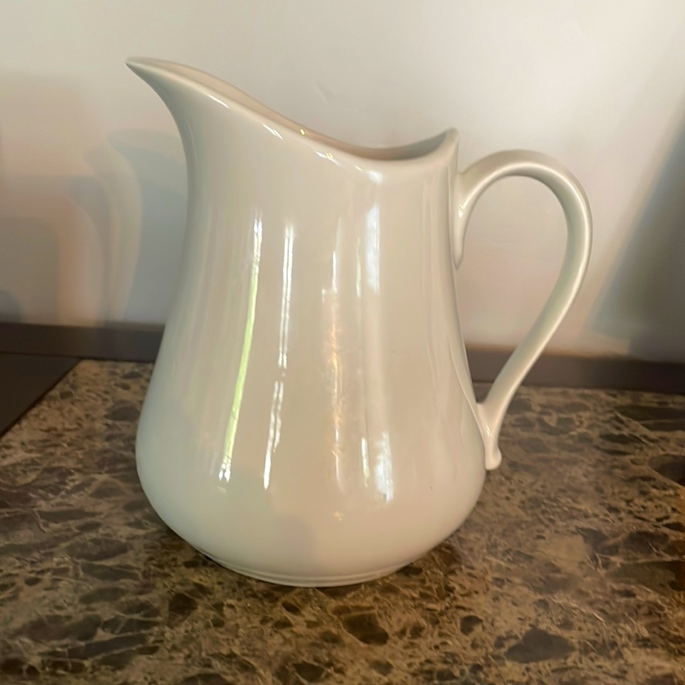 Vintage French FD porcelain milk jug PITCHER made in FRANCE SEE PHOTOS